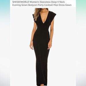 Elegant Black Evening Gown